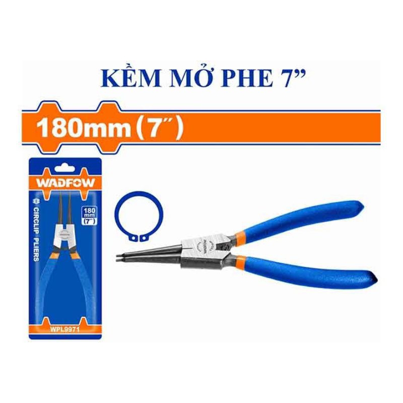 7" Kìm mở phe ngoài mũi thẳng Wadfow WPL9971