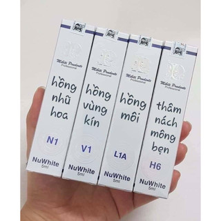 Kem Nuwhite Mibiti Prudente hồng nhũ hoa N1, hồng vùng kín nuwhite V1,Khử thâm nách mông bẹn H6, hồng môi nuwhite L1A
