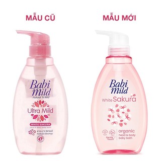 Sữa tắm gội babi mild ultra mild bioganik 400ml
