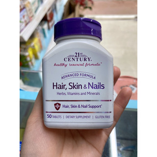 Viên uống đẹp da tóc móng Hair Skin Nails 21st Century USA🇺🇸