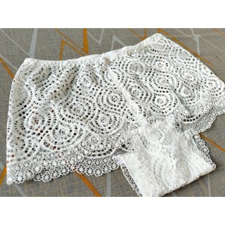 Quần lót nam Boxer ren trắng Q69