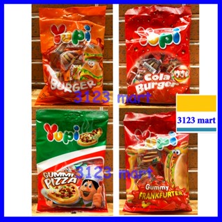 (hsd 01/2026->10/2026) Kẹo dẻo Yupi Burger, Cola, Hotdog, Pizza gói 84g.