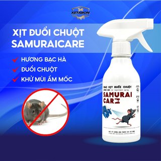 Xịt đuổi chuột Samurai care-Hương bạc hà-Đuổi chuột hiệu quả cho xe hơi