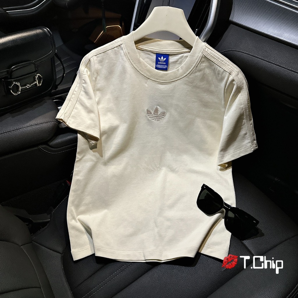 Áo Thun ADIDAS Form Rộng Tay Lỡ Vải Cotton Cao Cấp