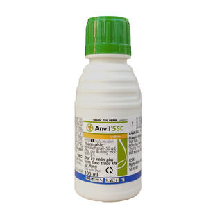 Chế phẩm Anvil 5CS chai 100ml chuyên trừ bệnh nấm phấn trắng, đốm đen, rỉ sắt trên cây trồng.