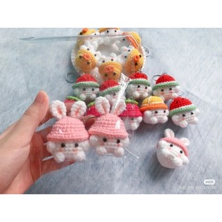 Móc khóa nấm len HANDMADE dễ thương