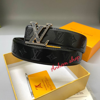 ( Tặng hộp) Dây lưng nam lv/ Dây nịt nam cao cấp