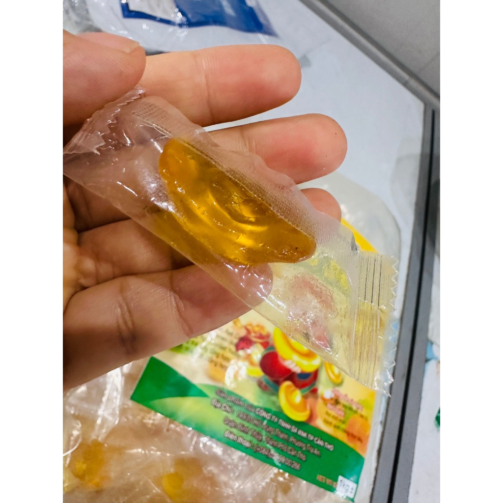 Kẹo dẻo thỏi vàng thần tài túi 100gr thơm ngon