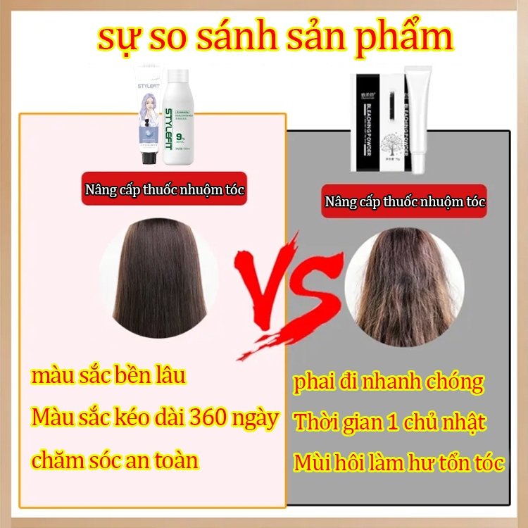 Mua về nhuộm ngay💆‍♀️💆‍♂️Thuốc Nhuộm Tóc Màu NÂU SỮA，chenglovehairs，Chiết xuất thực vật không gây hại cho tóc