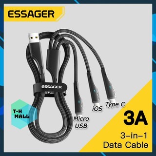 Cáp sạc đa năng Orico 3 trong 1  tương thích ip / Type C /  Micro USB  3.5A dài 120cm 1.2m 3 in 1