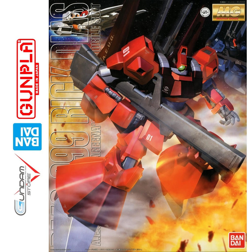 Mô Hình Gundam MG Rick Dias Quarto Use Red Color 1/100 Bandai Master Grade Đồ Chơi Lắp Ráp Anime Nhậ