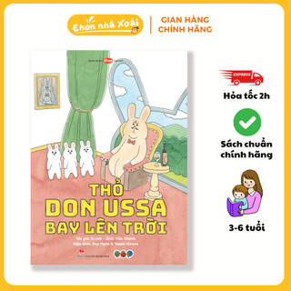 Sách Ehon cho bé từ 3 tuổi - Thỏ Don ussa bay lên trời