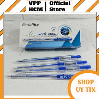 Bút bi flexoffice fo-03/vn màu xanh