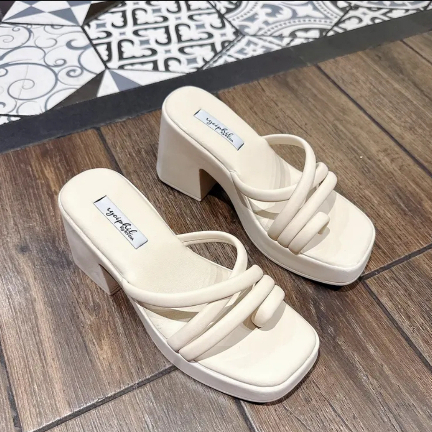 Dép Nữ Đế Xuồng 9cm Ngọc Trinh Store Dây Mảnh Kẹp Xỏ Ngón Hiện Đại - Mã 00B7_L1A. | BigBuy360 - bigbuy360.vn
