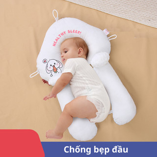   Gối chữ U cho bé sơ sinh , chống giật mình chống méo đầu