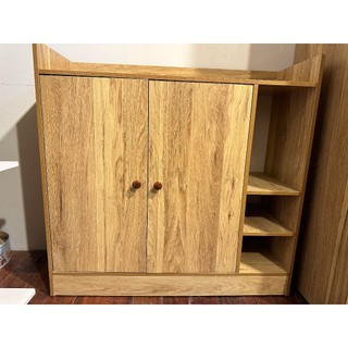 Tủ giầy gỗ thông minh lắp ghép 3 ngăn tiện ích, Tủ giày Cánh Màu