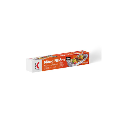 Màng nhôm thực phẩm, Giấy bạc nướng Kokusai size 30cm / 45cm - Chất liệu Nhôm lá mỏng