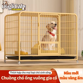 🐕Dog&Cat PET HOME🏠Chuồng Chó Lồng Chó Nan Ống Cao Cấp Có Bánh Xe Dễ Di Chuyển Nhà Cho Chó