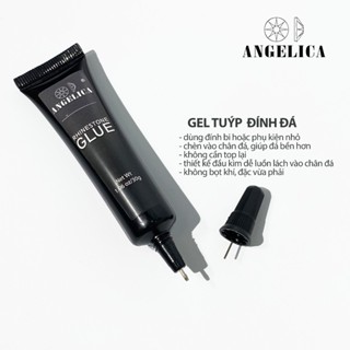 Gel đính đá chính hãng Angelica trang trí móng tay cao cấp 30g