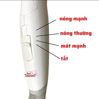 Máy sấy tóc 205 có 2 tốc độ gấp gọn