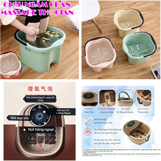 [FREESHP] CHẬU NGÂM CHÂN MASSAGE 38x33x23cm  - CHẬU NGÂM CHÂN MASSAGE JTZ-168 GIÚP LƯU THÔNG KHI HUYẾT