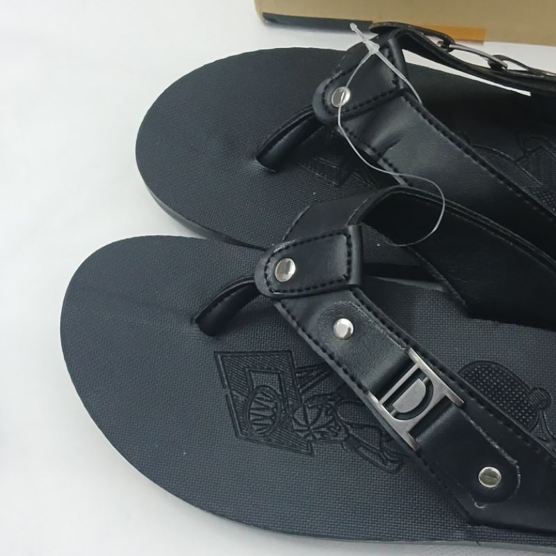 Dép kẹp nam đơn giản da PU- at, thiết kế sang chảnh đẹp cho nam.