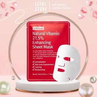 Mặt nạ giấy phục hồi da By Wishtrend Natural Vitamin 21.5 Enhancing Sheet Mask 23ml