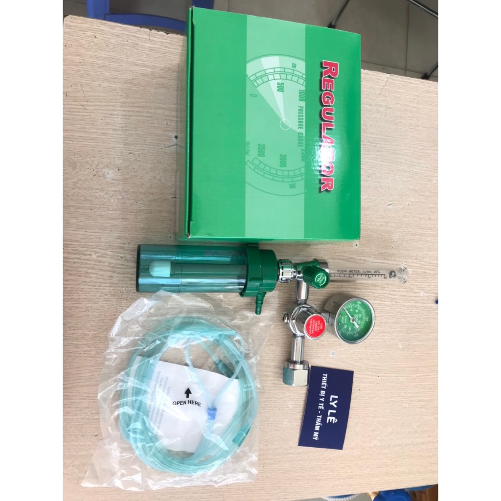 Đồng hồ oxy, Van oxy tặng kèm dây thở