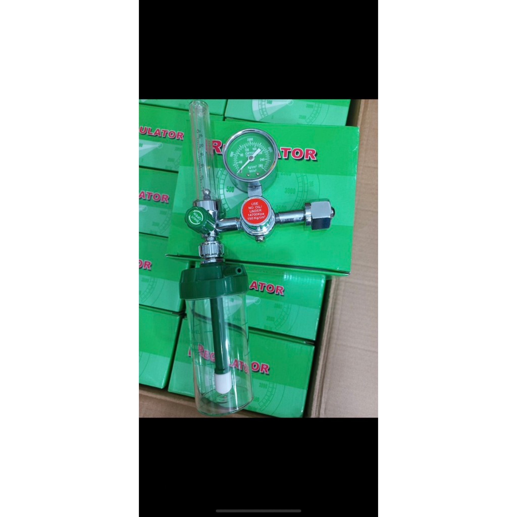 Đồng hồ oxy, Van oxy tặng kèm dây thở