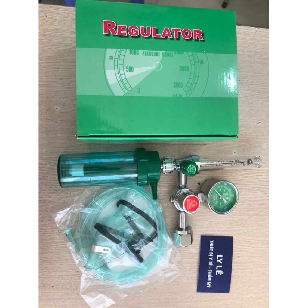 Đồng hồ oxy, Van oxy tặng kèm dây thở