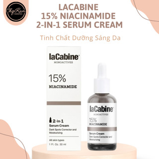Tinh chất dưỡng sáng, mờ thâm da lacabine 15% niacinamide serum cream - 30ml