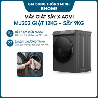 Máy giặt sấy xiaomi mijia mj202 – giặt 12kg, sấy 9kg, tiệt trùng 99.99%