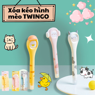 Bút xóa kéo hình mèo dễ thương Twingo
