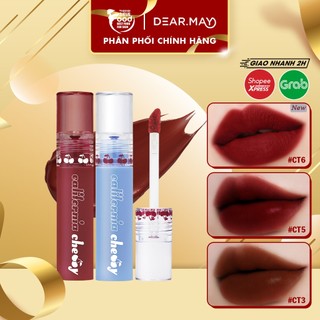 [New] Son Kem Lì Siêu Mịn, Lâu Trôi Hàn Quốc Dearmay California Cherry Velvet Tint 4.4g