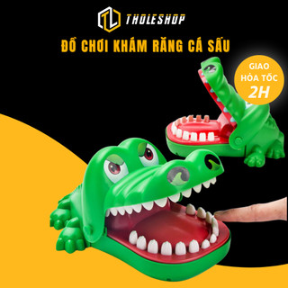 Đồ Chơi Cá Sấu Nha Sĩ Cắn Tay Giải Trí Cho Bé, Bấm Răng Tholeshop 4744
