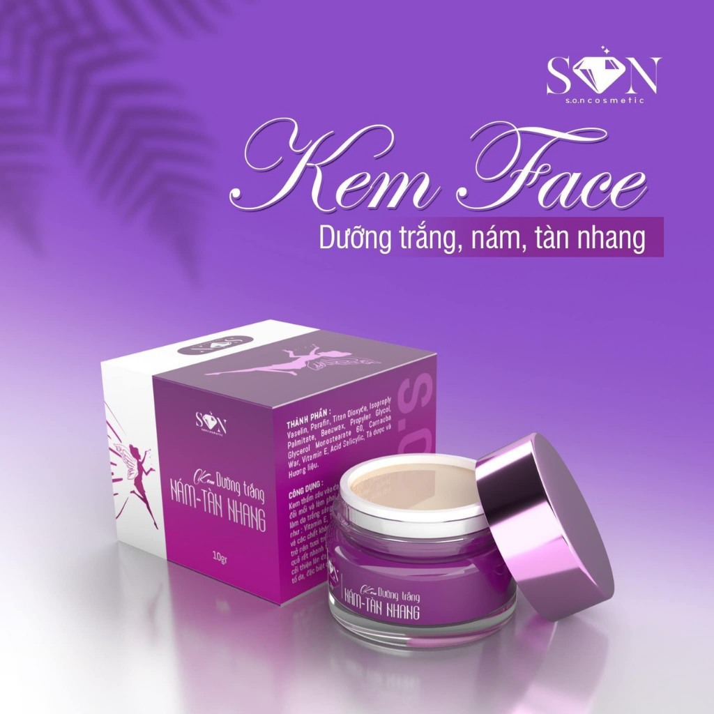 Combo Kem Face S.O.N Nám, Tàn Nhang, Trắng Da, Chống Nắng  - Kem Face SON Nguyễn Tiên