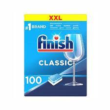 HỘP 100 VIÊN (loại viên lớn) Viên Rửa Bát Finish Nhập Khẩu Đức Tặng 3 Viên Finish Nhật