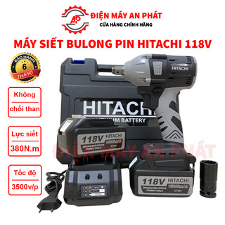Máy siết bulong máy bắn vít dùng pin không chổi than HTC 118V pin khủng 10 cell mạnh mẽ bền bỉ bảo hành 6 tháng