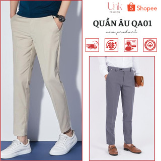 Quần tây âu nam tab quần siêu co giãn nam  form regular fit thoải mái vận động trẻ trung công sở QA01