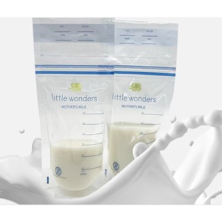  Túi Trữ Sữa Cao Cấp Đa Năng 180 210 250ML Khóa Zipper Chống Đổ Hộp 30 Túi Tặng Bút Nhớ 