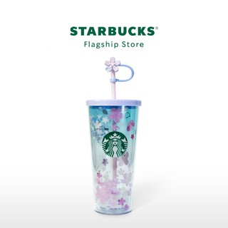 Bình Starbucks Cold Cup 22Oz (651ml) PLS PURPLE W/STRAW STOPPER SAKURA WM