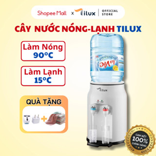 Cây nước nóng lạnh mini để bàn thông minh, bình nước nóng tiết kiệm điện có công tắc bật nóng lạnh tiện dụng