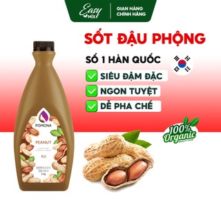Sốt đậu phộng pomona peanut sauce nguyên liệu pha chế hàn quốc chai 2kg