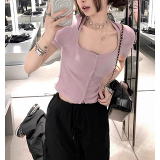 Áo Thun Tăm Cộc Tay Cổ U Thời Trang Quảng Châu AP209 - TVXQC