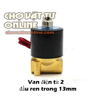 Van điện từ 13mm - Van đóng khi nguồn điện bị cắt dùng kết hợp hẹn giờ tưới phun sương - Chợ Vật Tư Online