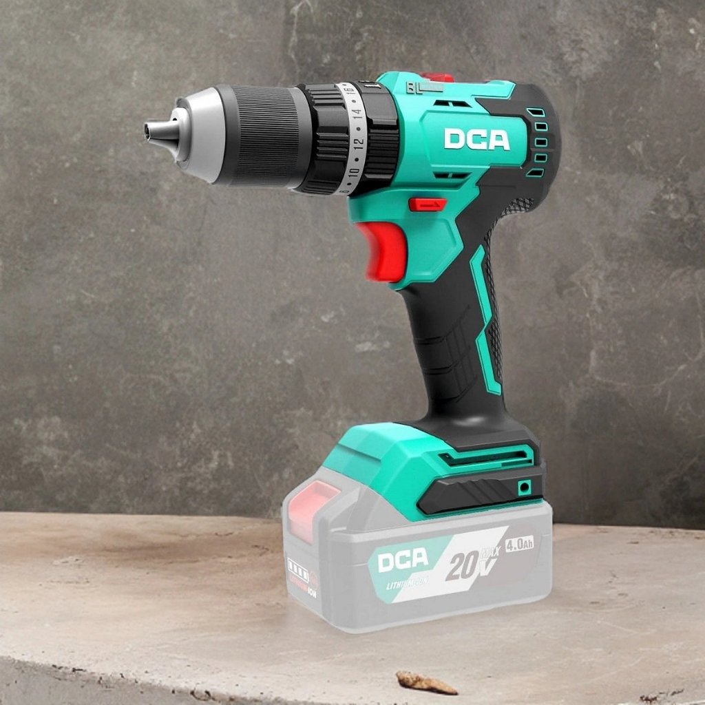 DCA THÂN MÁY KHOAN BÚA KHÔNG CHỔI THAN DÙNG PIN 20V ADJZ2050iZ