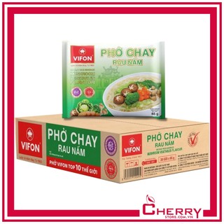 Thùng 30 phở chay rau nấm vifon 65g