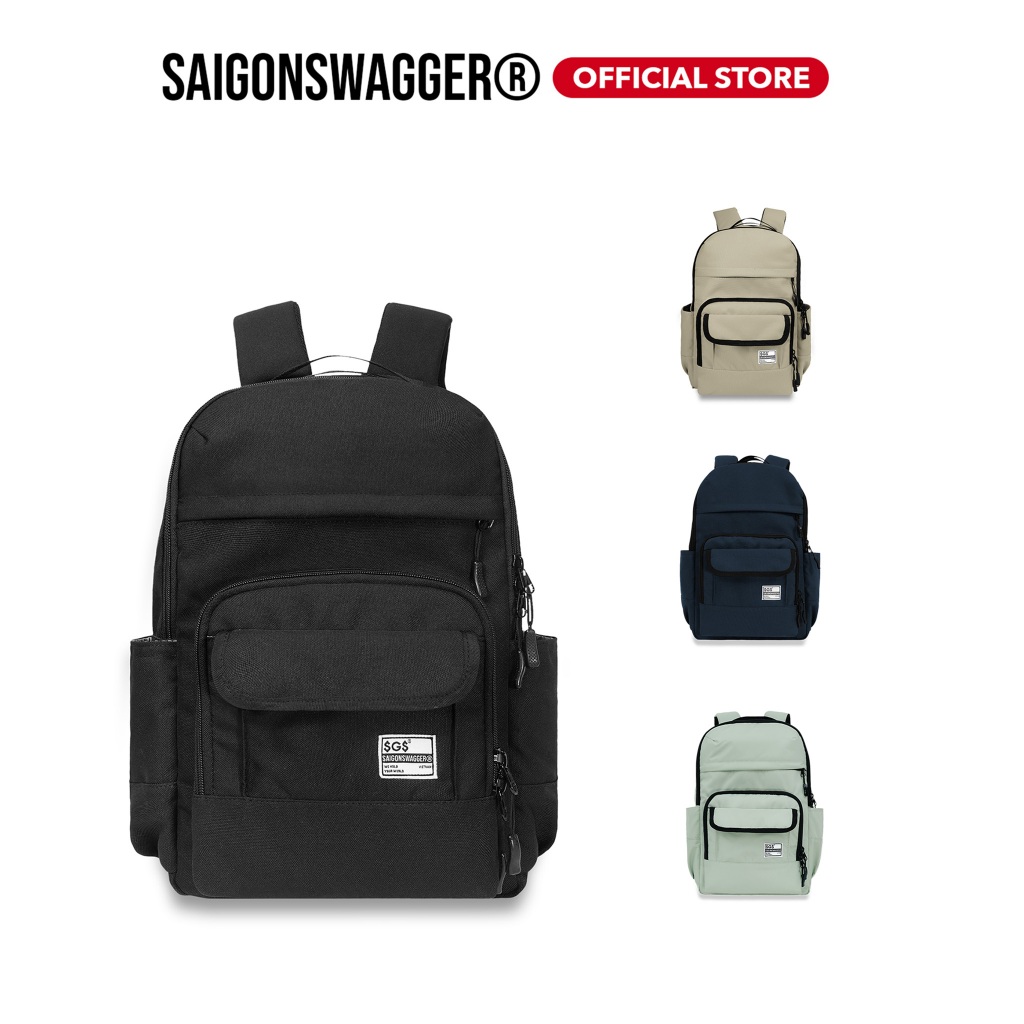 Balo Laptop chống sốc, Cặp đựng laptop SAIGONSWAGGER® MID - COVERING BACKPACK, đi học, đi làm | BigBuy360 - bigbuy360.vn