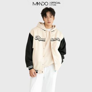 Áo Khoác Bomber Varsity Nỉ MANDO Nam Dài Tay Nỉ Trần Bông Form Rộng Nhiều Kiểu Dáng Màu Sắc  Thời Trang Hàn Quốc BOB003