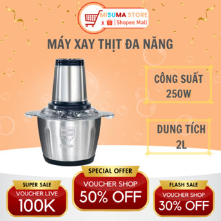 Máy Xay Thịt Đa Năng MISUMA Của Nhật Chất Liệu Inox, Công Suất Mạnh Xay Gì Cũng Được